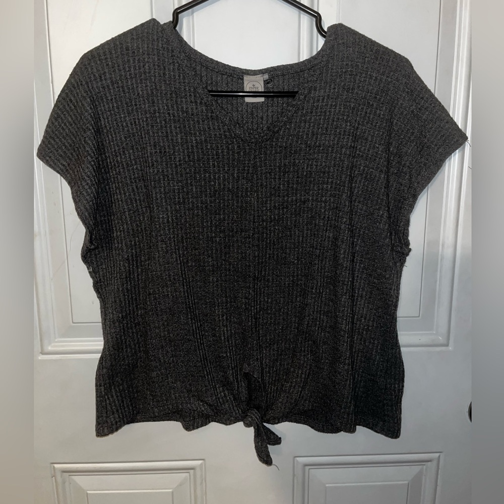 Paper Crane | Waffle Knit T-Shirt